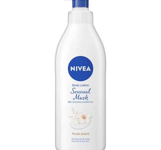لوشن الجسم نيفيا للبشرة العادية إلى الجافة برائحة المسك الحسي 400 مل