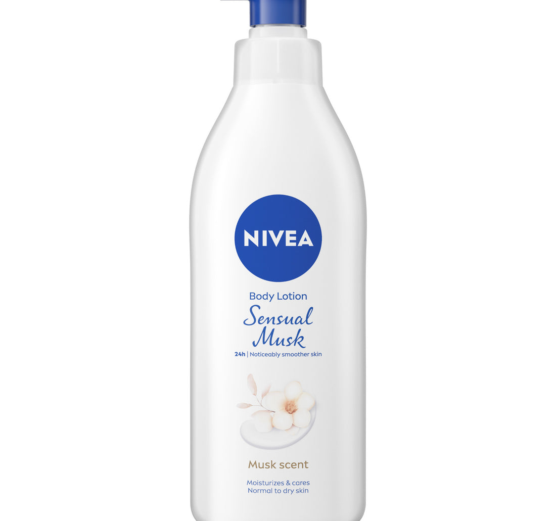 لوشن الجسم نيفيا للبشرة العادية إلى الجافة برائحة المسك الحسي 400 مل