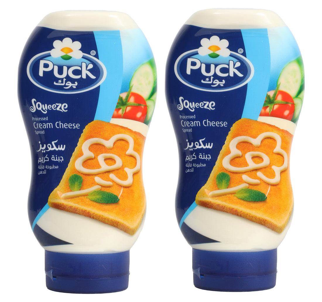 Puck Cream Cheese Squeeze Value Pack 2 x 400 g