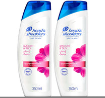 Head & Shoulders Smooth & Silky Anti-Dandruff Shampoo Value Pack 2 x 350 ml