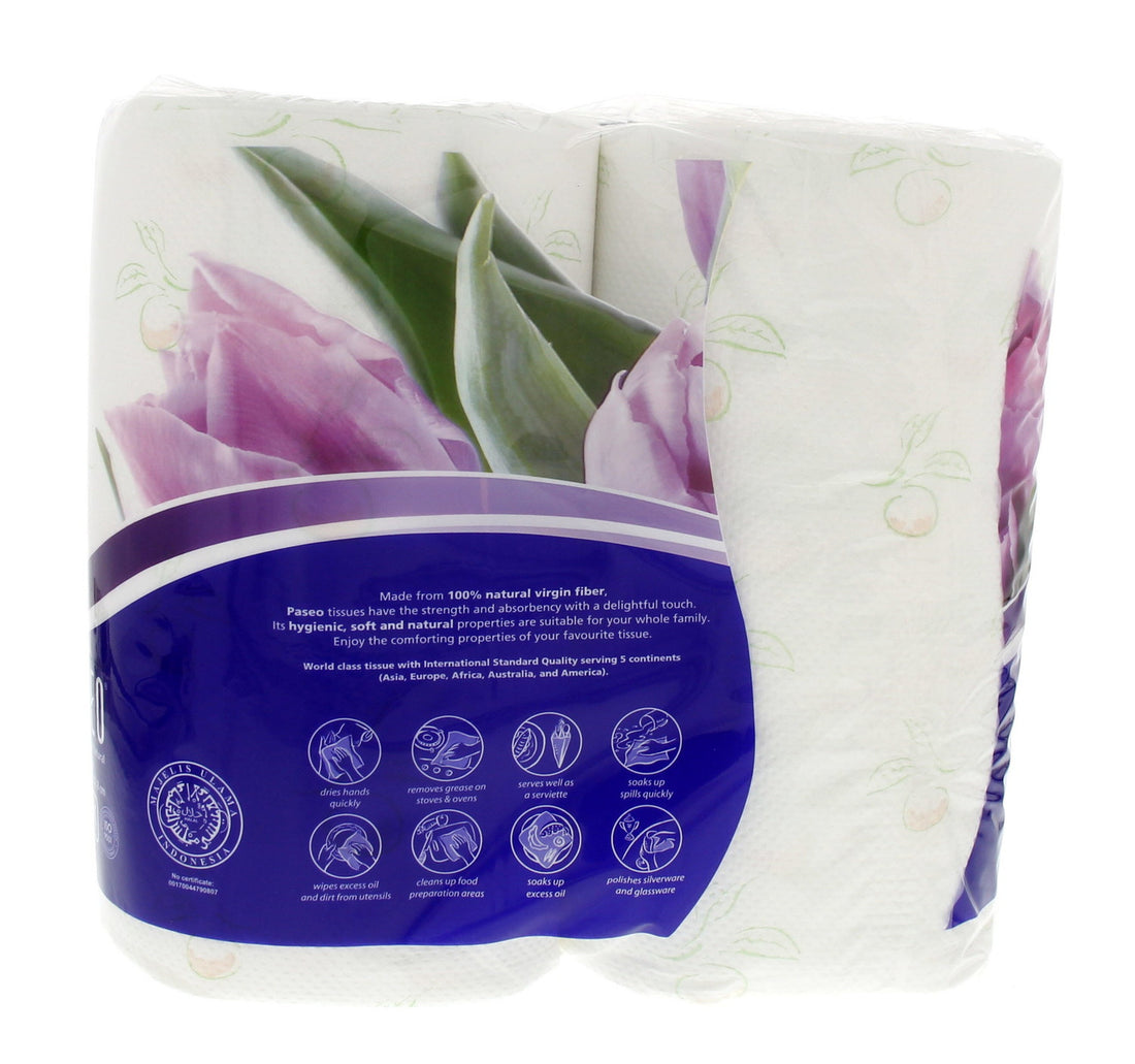 Paseo Elegant Printed Premium Quality House Hold Towel 2 Rolls