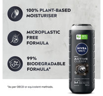 Nivea Men Active Clean 3in1 Shower Gel 500 ml