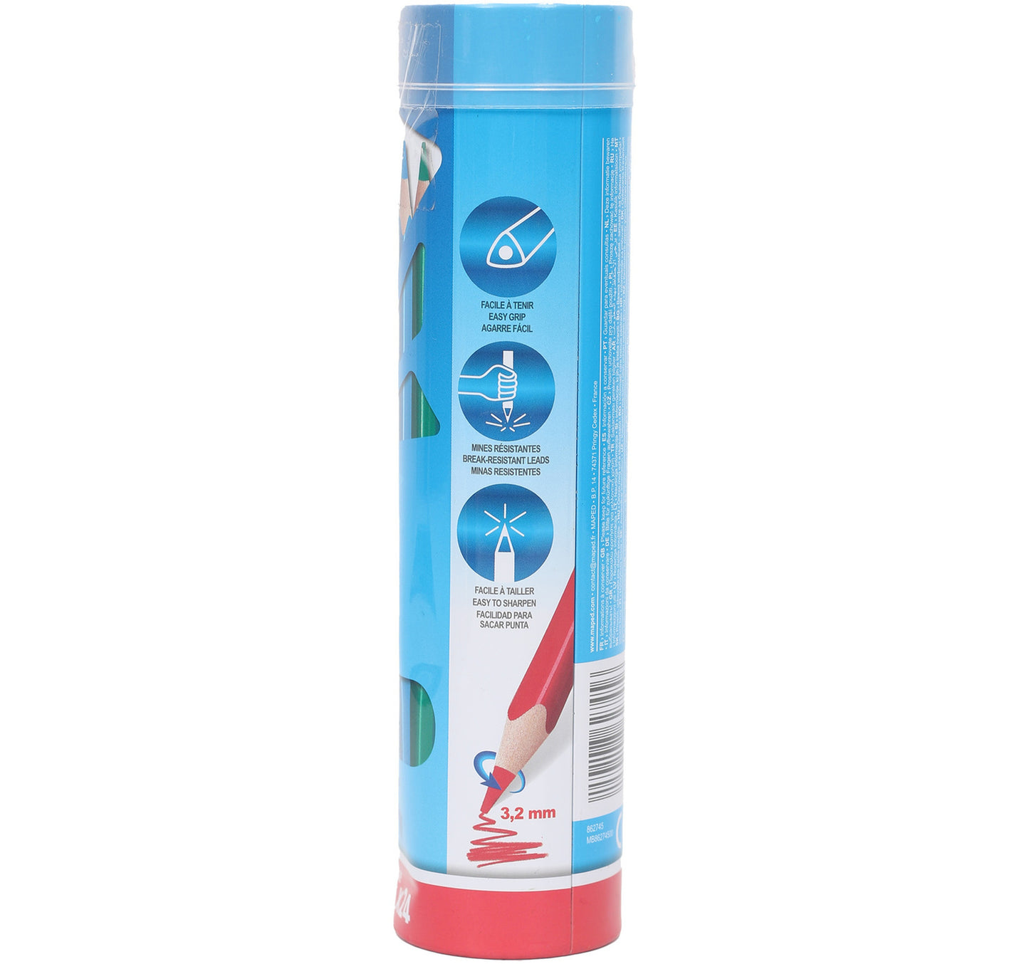 Maped Color Pencil Cylinder 24 Colors 862745