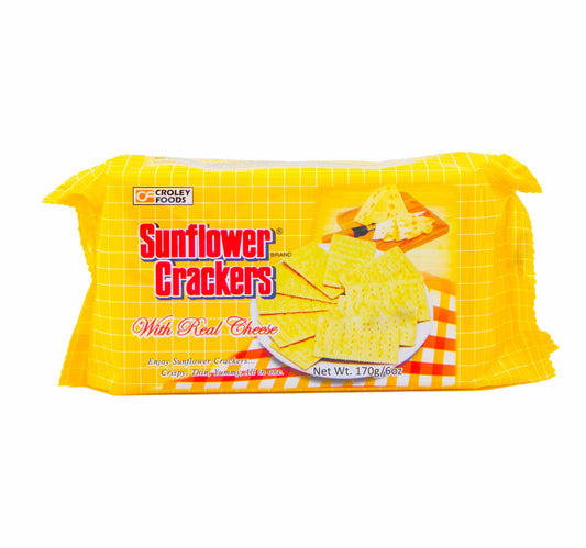 Sunflower Crackers With Real Cheese 170 g