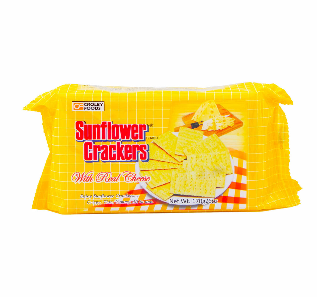 Sunflower Crackers With Real Cheese 170 g