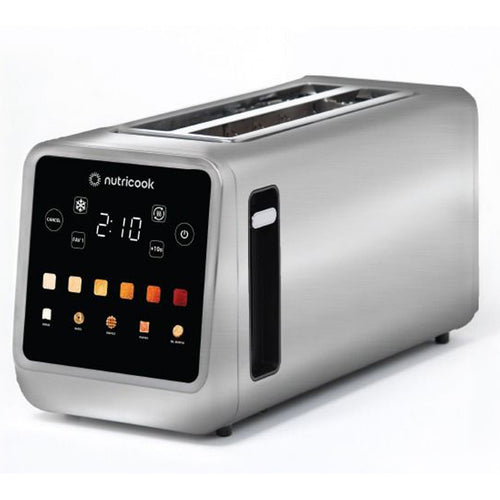Nurtricook 4 Slice Stainless Steel Digital Toaster, 1450W, NC-TS401
