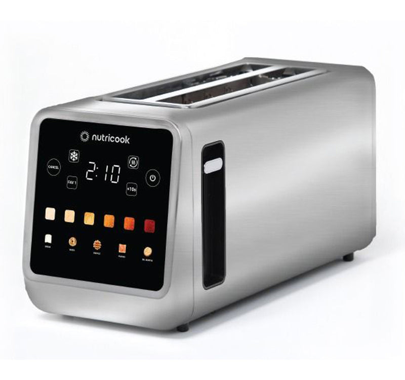 Nurtricook 4 Slice Stainless Steel Digital Toaster, 1450W, NC-TS401