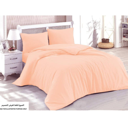Homewell Quilt Cover Single 2 pc Set Peach