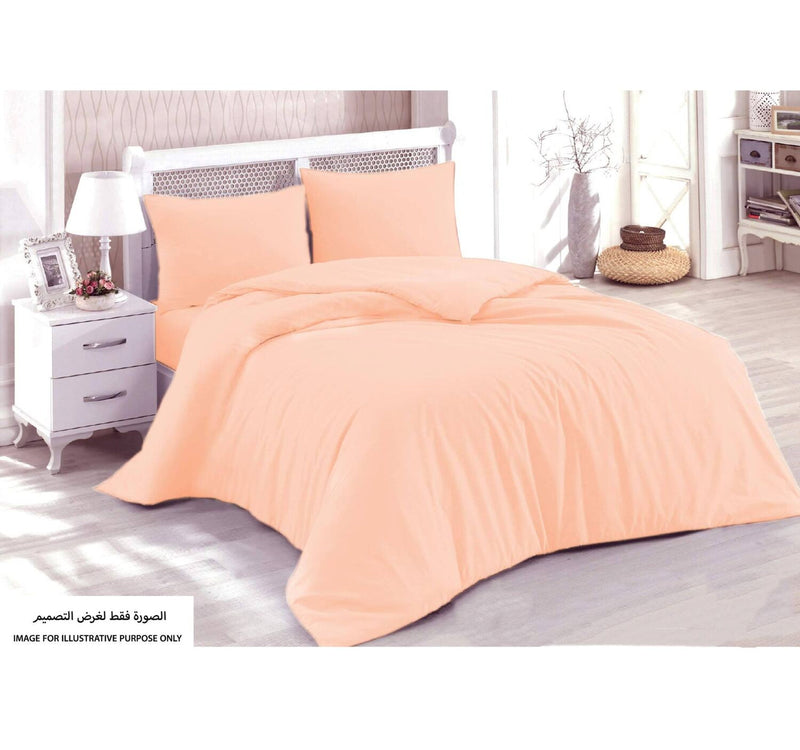 Homewell Quilt Cover Single 2 pc Set Peach