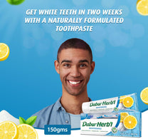 Dabur Herbal Whitening Natural with Salt and Lemon 150 g