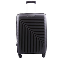 Carlton Wego 4 Double Wheel Hard Trolley, 65 cm, Black