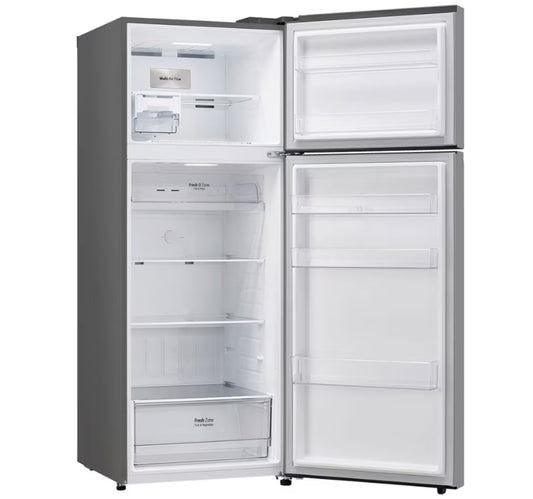 LG Double Door Refrigerator, 600L, Platinum Steel, GR-B642PFFQ