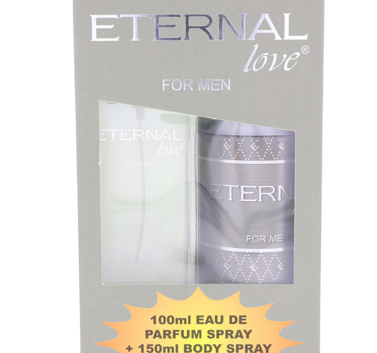 Eternal Love Perfume For Men 100 ml + Deodorant 150 ml Assorted