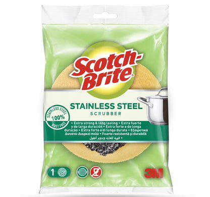 Scotch Brite Stainless Steel Spiral + Sponge 1 pc