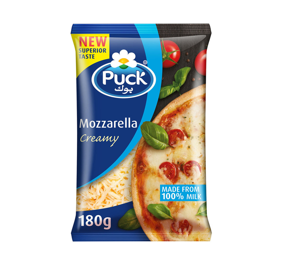 Puck Creamy Mozzarella Shredded Cheese 180 g