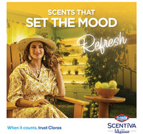 Clorox Scentiva Disinfectant Cleaner Madagascar Citrus Grove Bleach Free 1.5 Litres