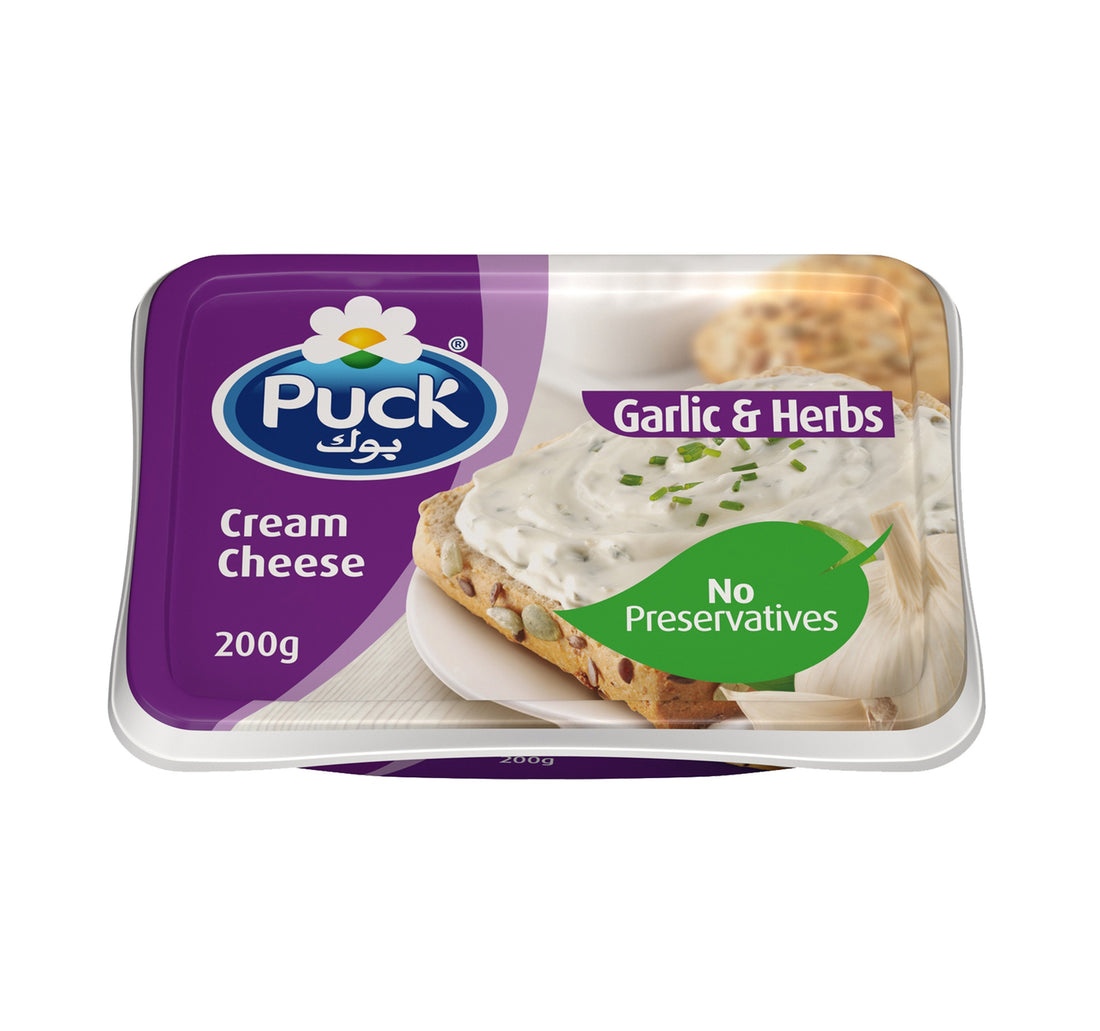 Puck Cream Cheese Garlic & Herbs Spread 200 g