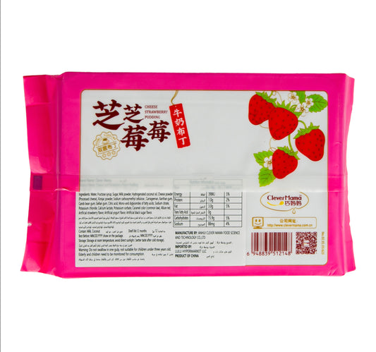 Clever Mama Cheese & Strawberry Pudding 132 g