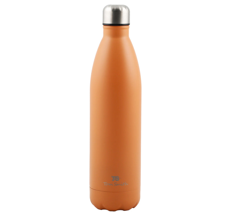 Tom Smith Stainless Steel Double Wall Vacuum Bottle FUT107 1 Litre Assorted Colors