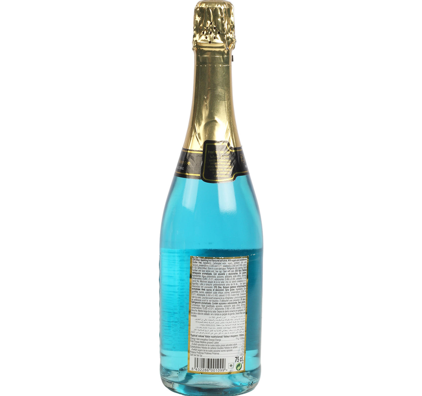 Le Celebracion Alcohol Free Blue Sparkling Drinking 75 cl