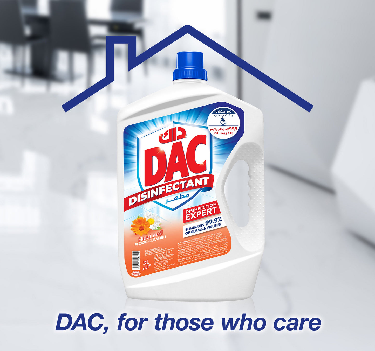 Dac Floral Disinfectant 3 Litres