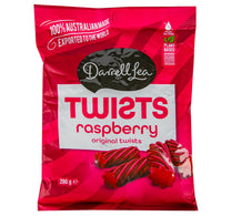 Darrell Lea Twist Raspberry 280 g