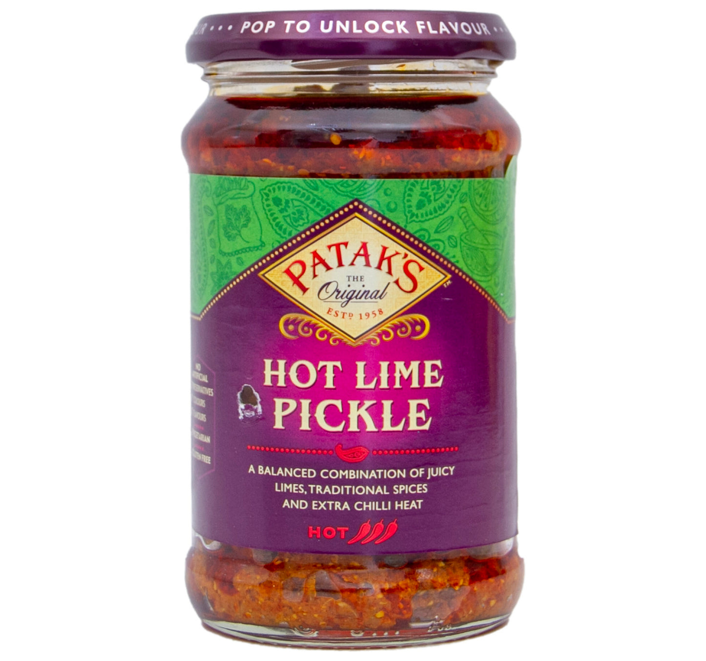 Patak's Hot Lime Pickle 283 g
