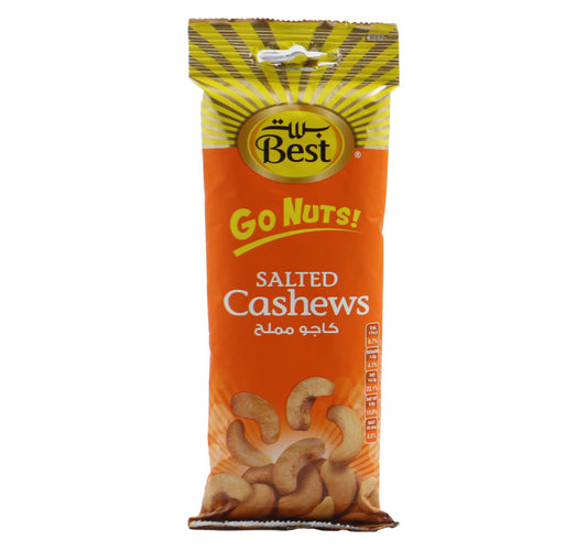 Best Go Nuts Cashews Salted Pouch 80 g