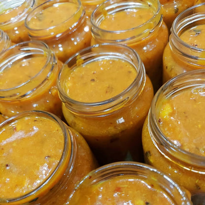 Yellow lemon ajar