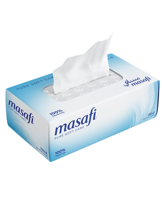 Masafi White Facial Tissue 2ply 130 Sheets
