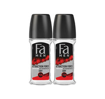 فا أتراكشن فورس للرجال مزيل العرق رول أون، 2 × 50 مل