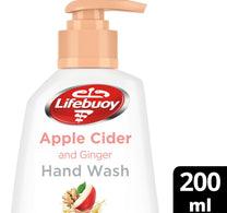 لايف بوي - صابون سائل مضاد للبكتيريا وغسول لليدين بخلاصة خل التفاح والزنجبيل 200 مل