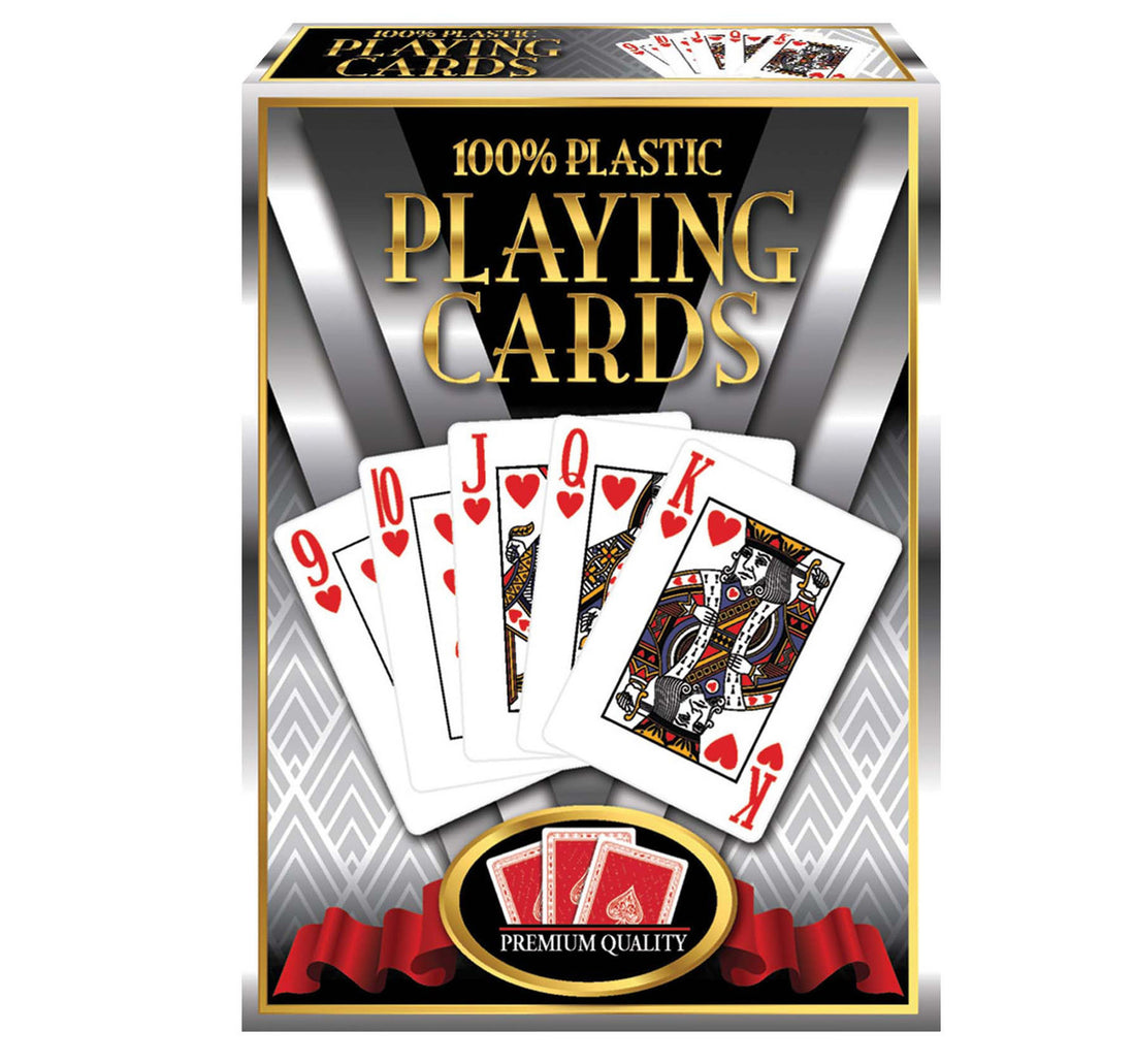Merchant Ambassador Classic Games 100% Plastic Playing Cards, ST2107