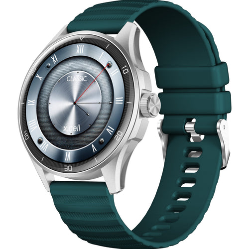 X.cell Classic 6 Smartwatch, 1.43 inches AMOLED Display, Green Lulu Hypermarket