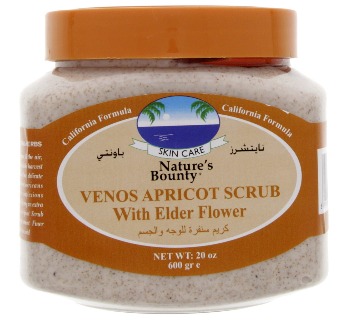 Nature's Bounty Venos Apricot Scrub With Elder Flower 600 g