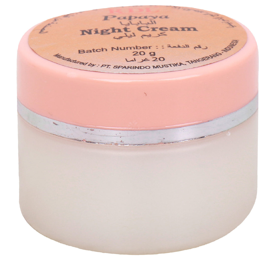 RDL Papaya Extract Night Cream with Vitamin E 20 g