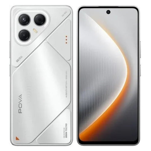 Tecno Pova 7 5G Smartphone, 8 GB RAM, 256 GB Storage, Magic Silver