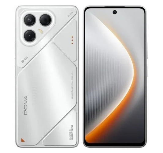 Tecno Pova 7 5G Smartphone, 8 GB RAM, 256 GB Storage, Magic Silver