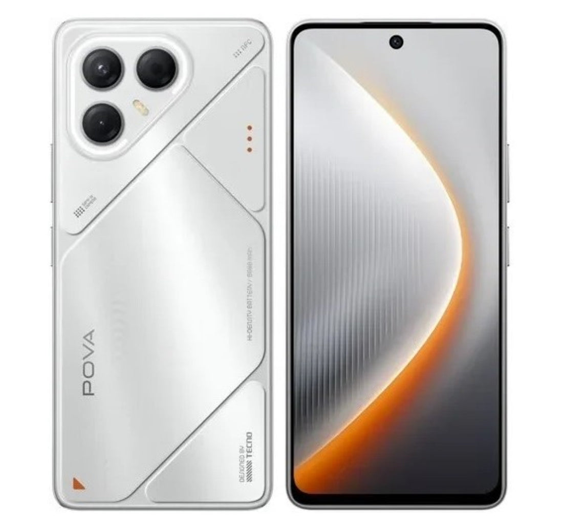 Tecno Pova 7 5G Smartphone, 8 GB RAM, 256 GB Storage, Magic Silver