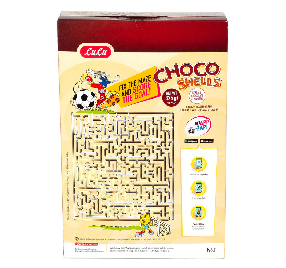 LuLu Choco Shells Cereal 375 g