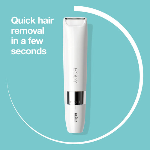 Braun BS1000 Mini Trimmer Multipurpose Trimming Comb Attachment Wet & Dry White