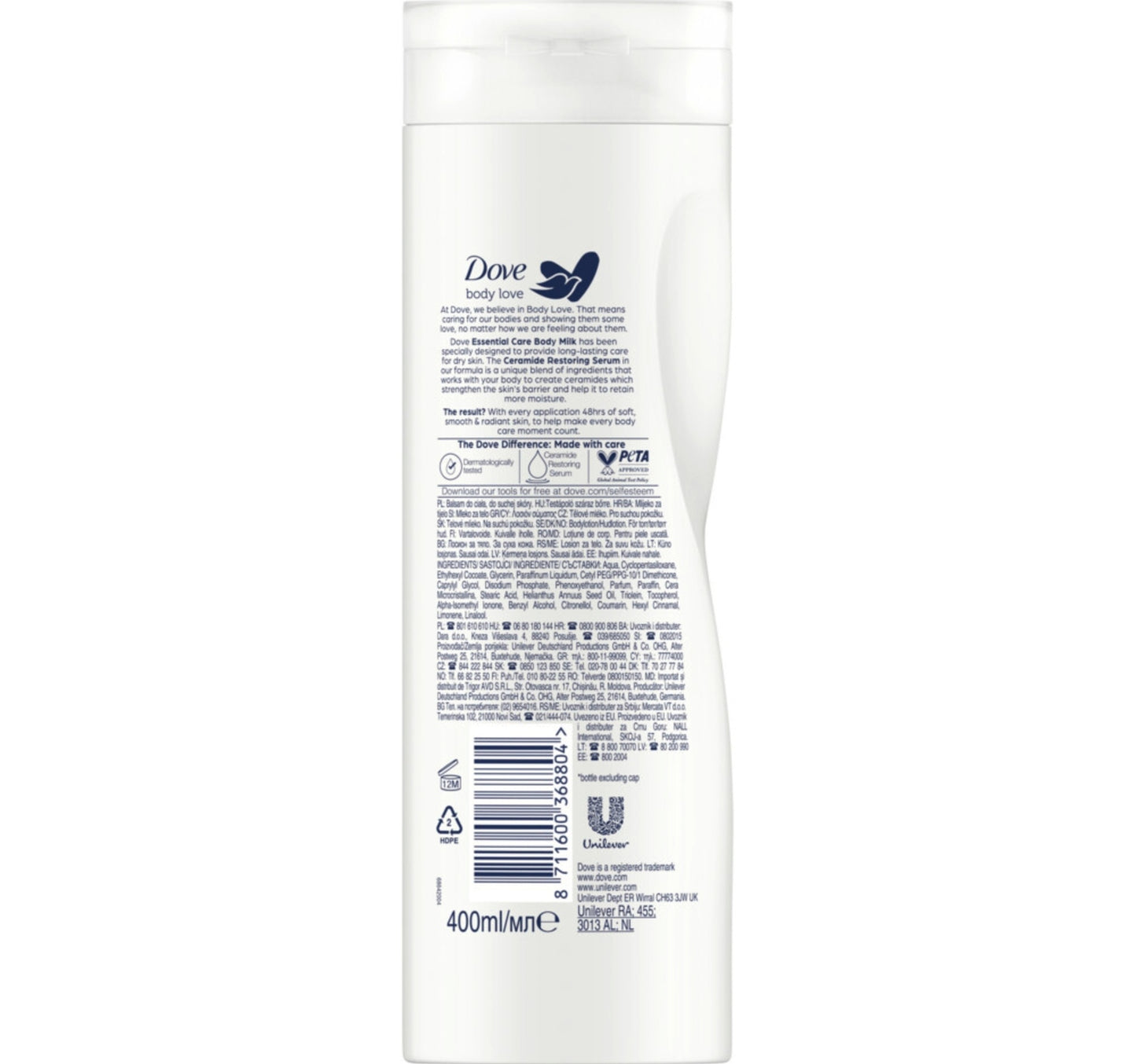 Dove Essential Nourishment Body Lotion 400 ml