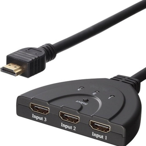 كابل تحويل من مدخل HDMI أنثى 3 إلى مخرج HDMI ذكر 1 متر HD131 من تراندز