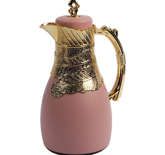 May Flower Vacuum Flask OBC-10 1.0L Pink Gold