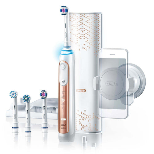 Oral-B GENIUS 9000 Rose Gold Rechargeable Electric Toothbrush D701.545.6XC