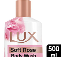 غسول الجسم لوكس سوفت روز برائحة رقيقة 500 مل