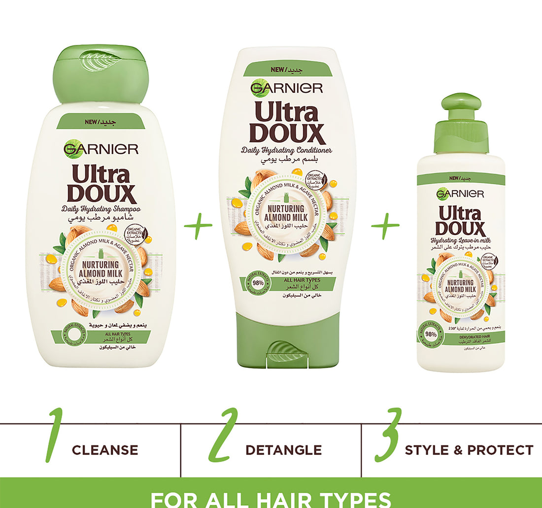 Garnier Ultra Doux Nurturing Almond Milk Shampoo 400 ml