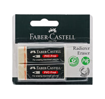 Faber-Castell PVC Free Eraser W/S7085202 2 pcs