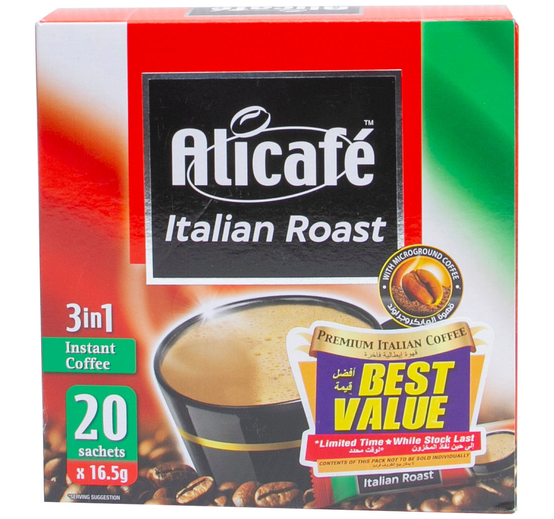 Alicafe Italian Roast 3in1 Instant Coffee 20 x 16.5 g