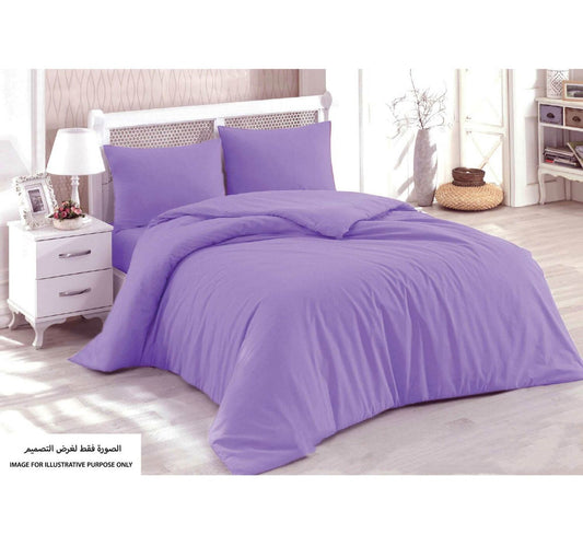 Homewell Quilt Cover King 3pc Set Lilac
